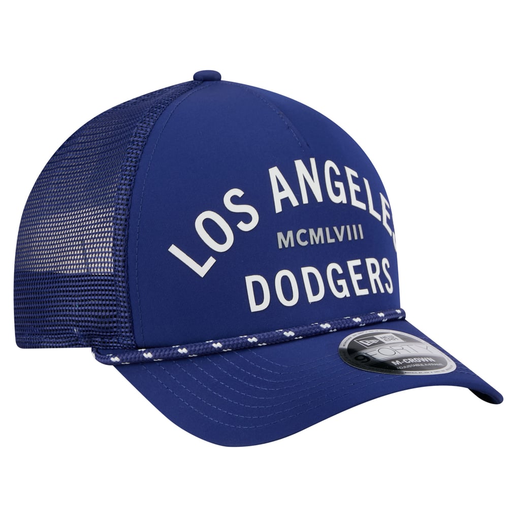  Los Angeles Dodgers New Era Minimalist 9FORTY A-Frame Adjustable Hat - Royal